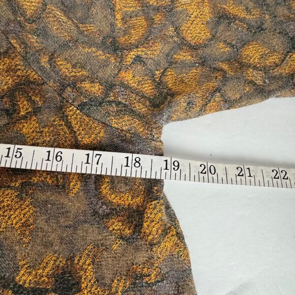 Escada Grey Gold Brown Cardigan Sweater Long Sleeve Size Sm READ Quiet Luxury - Picture 8 of 10